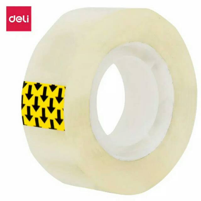 

Lakban Kantor Transparan Super Bening Merk Deli