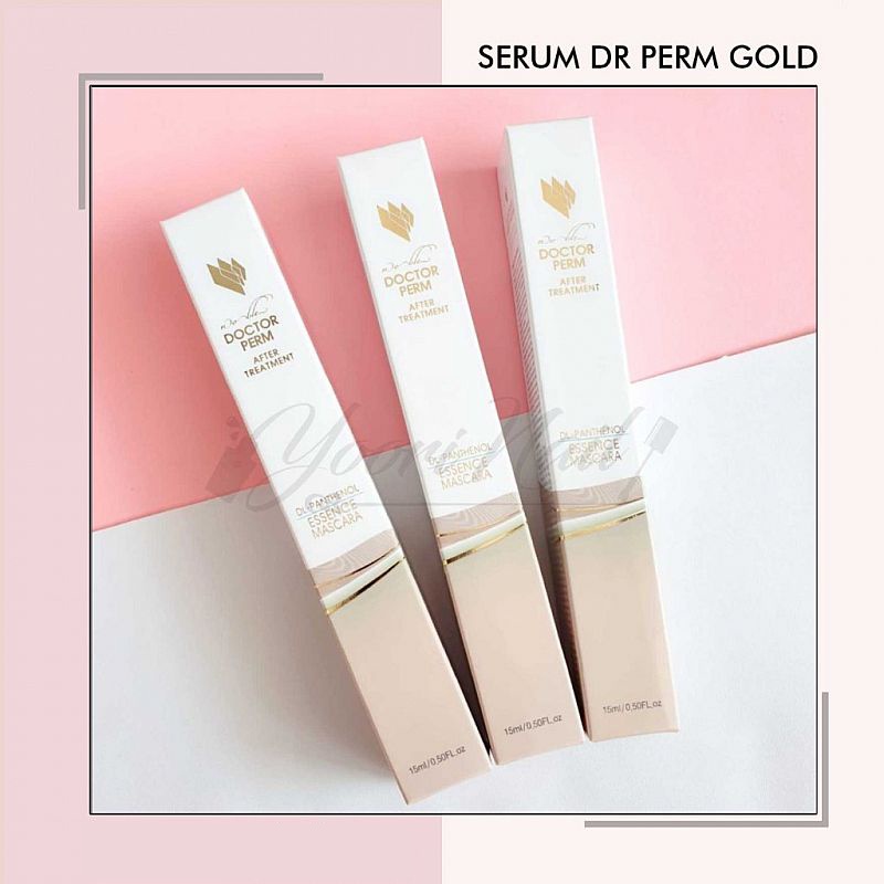 Serum bulumata dr perm gold serum eyelash extension vitamin bulu mata serum ekstension maskara