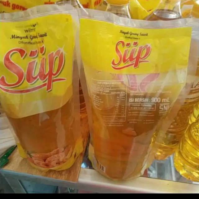 Minyak goreng pouch merk siip 900 ml murah hot promo