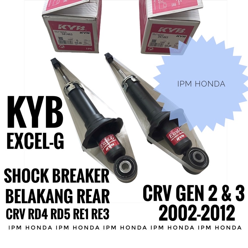 KYB Kayaba S9A Shock Breaker Absorber Belakang Honda CRV GEN 2 RD4 RD5 2002 2003 2004 2005 2006