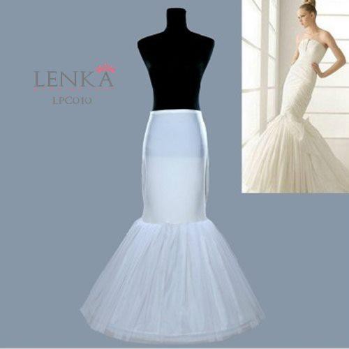[READY STOCK] PETTICOAT GAUN PENGANTIN PESTA DUYUNG MERMAID 1 RING LPC010