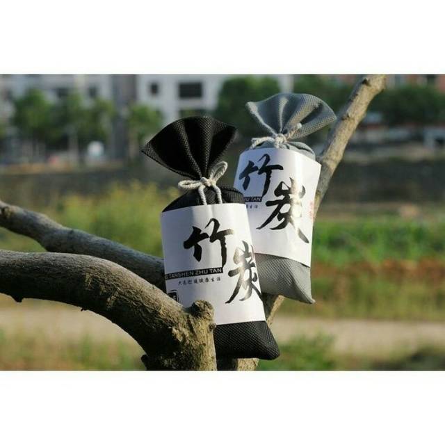 KANTONG ARANG BAMBU AKTIF PENGHARUM RUANGAN MOBIL