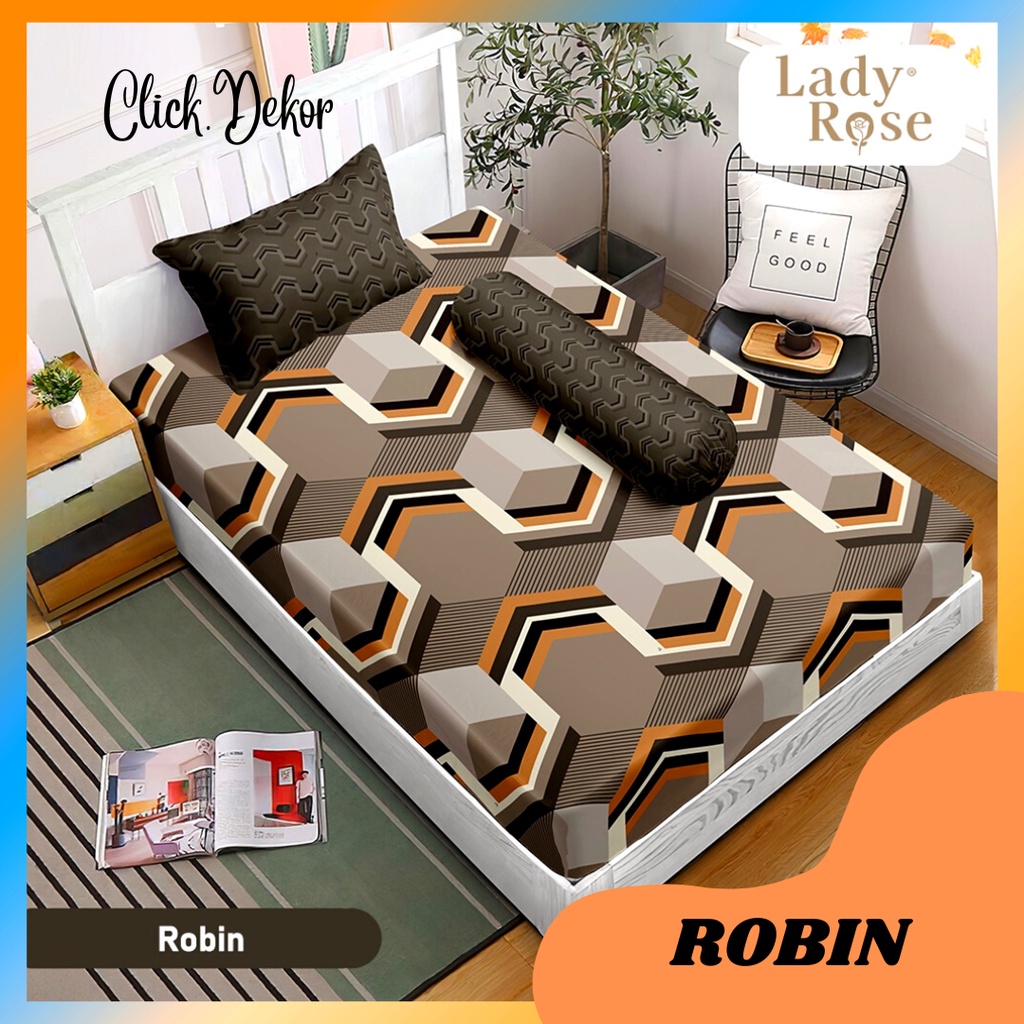SPREI LADY ROSE SINGLE 120X200 NO 3 ROBIN SEPREI LADY ROSE TERBARU SEPRAI TEMPAT TIDUR CANTIK SPREI 