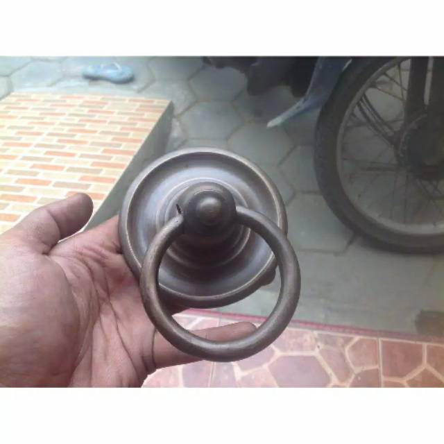 Handle Pintu Rumah Kuningan Antik Murah Gebyok 066