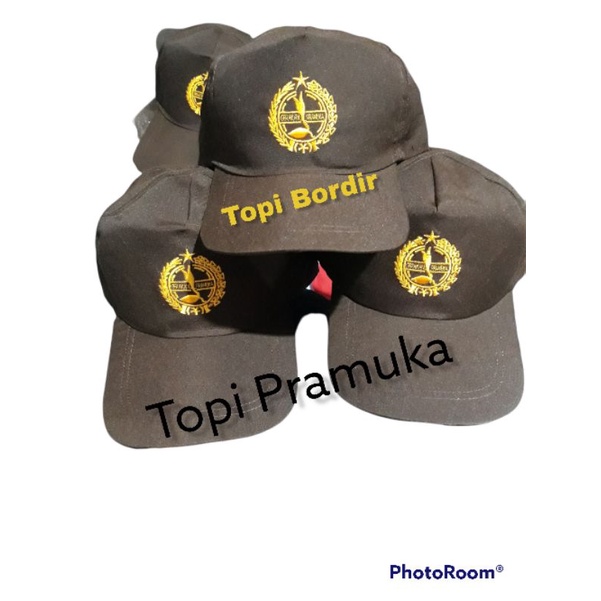 Topi Seragam Pramuka Bordir