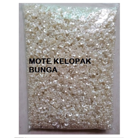 Mote Kelopak Bunga Mutiara 1pon-Mote Sakura 8mm