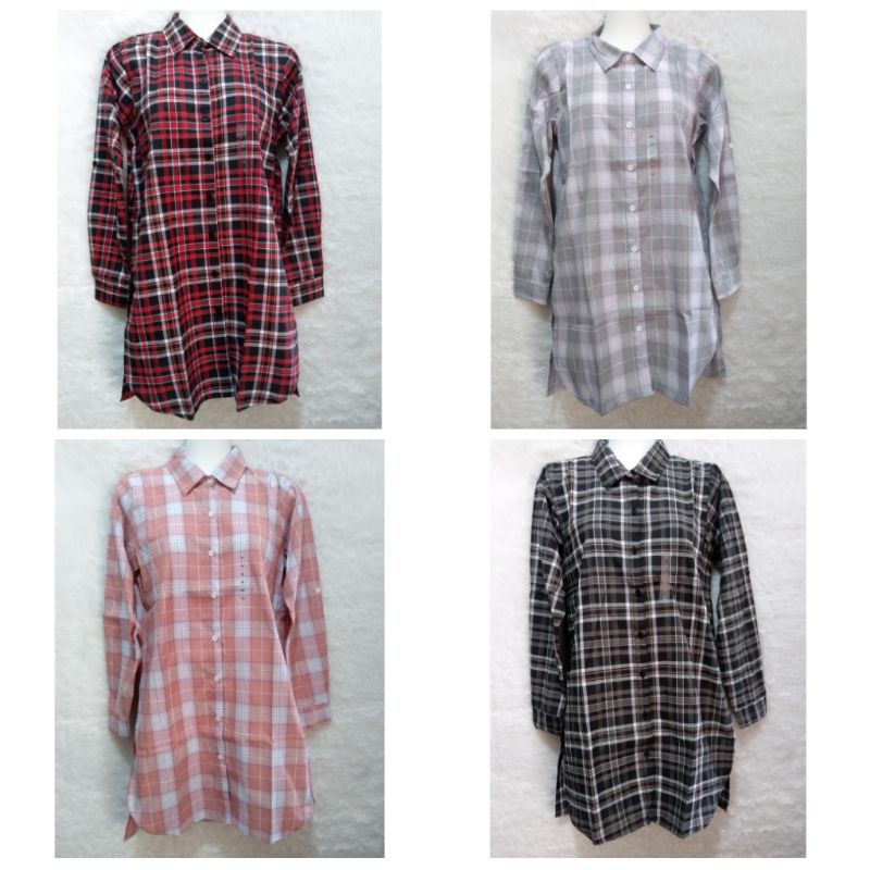 Kemeja Motif Nevada cewek