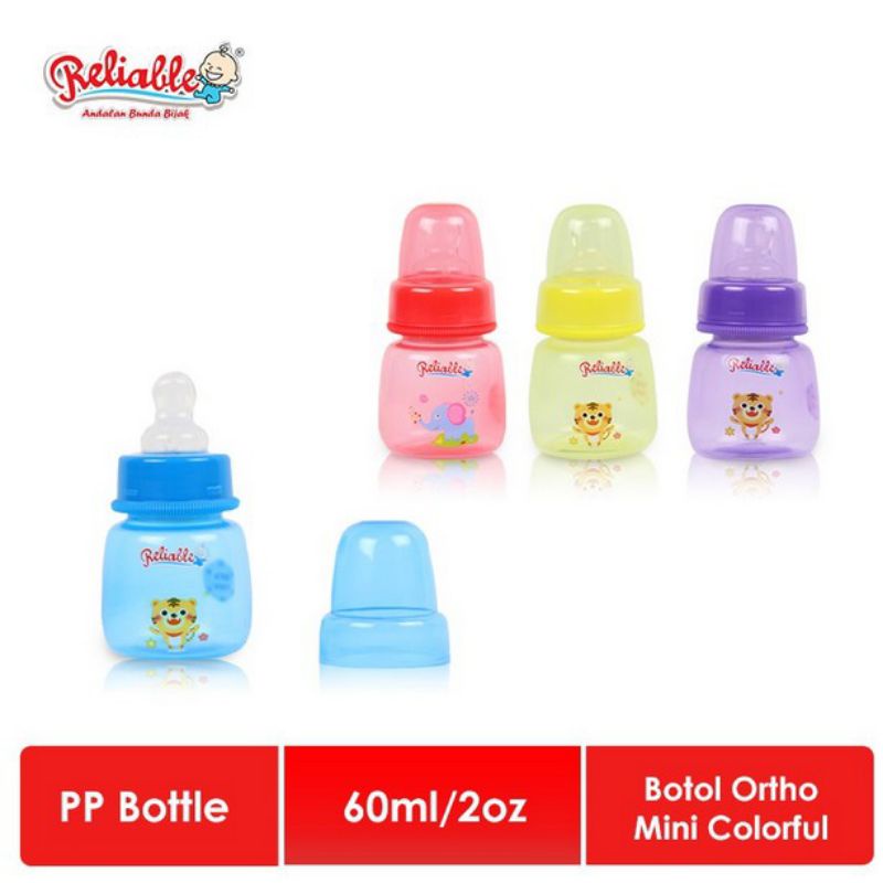 Reliable Botol Susu 60ml Ortho Nipple