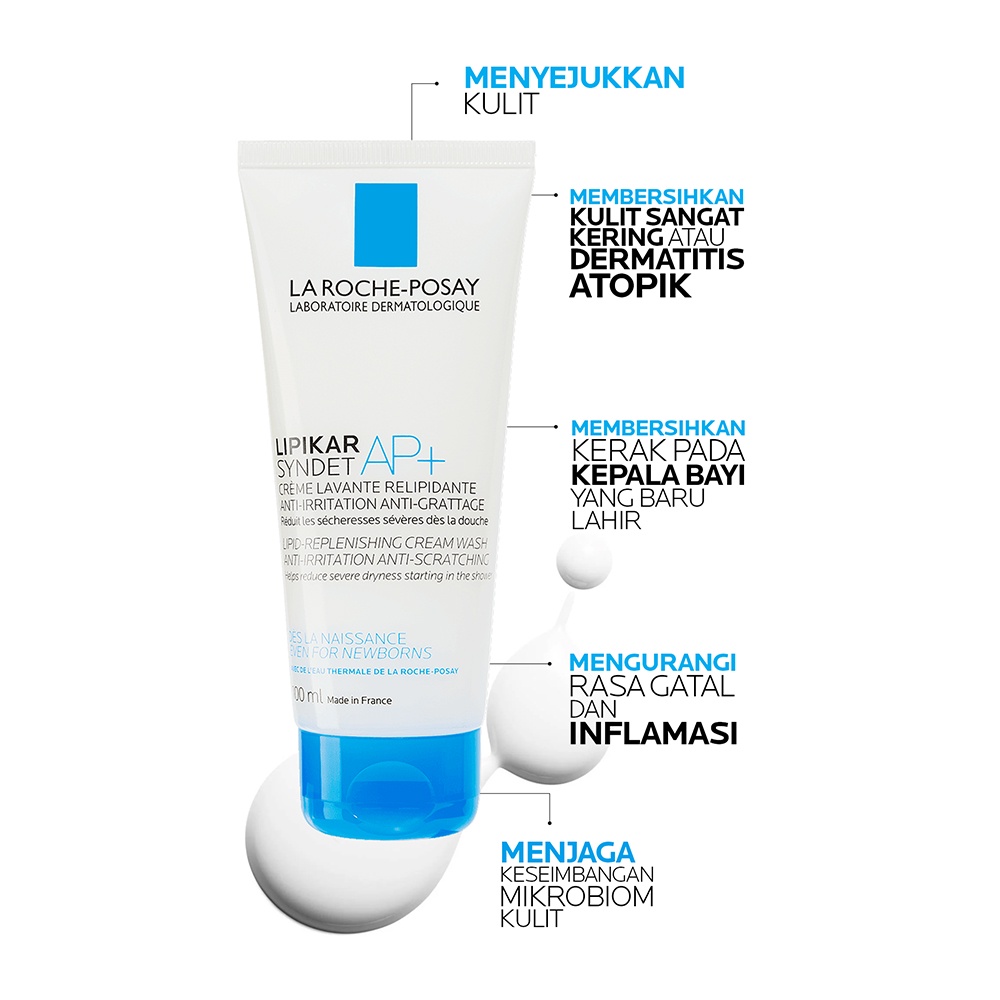 La Roche Posay Lipikar Syndet AP+ Cleanser (200ml)