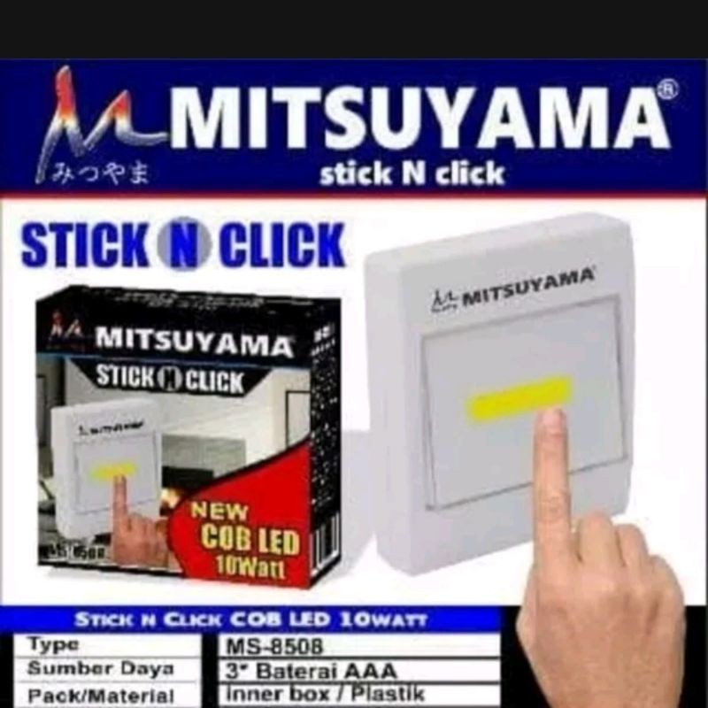 LAMPU EMERGENCY STIK MITSUYAMA MS-8508 ORIGINAL