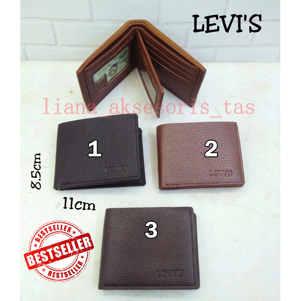 levis leather wallet