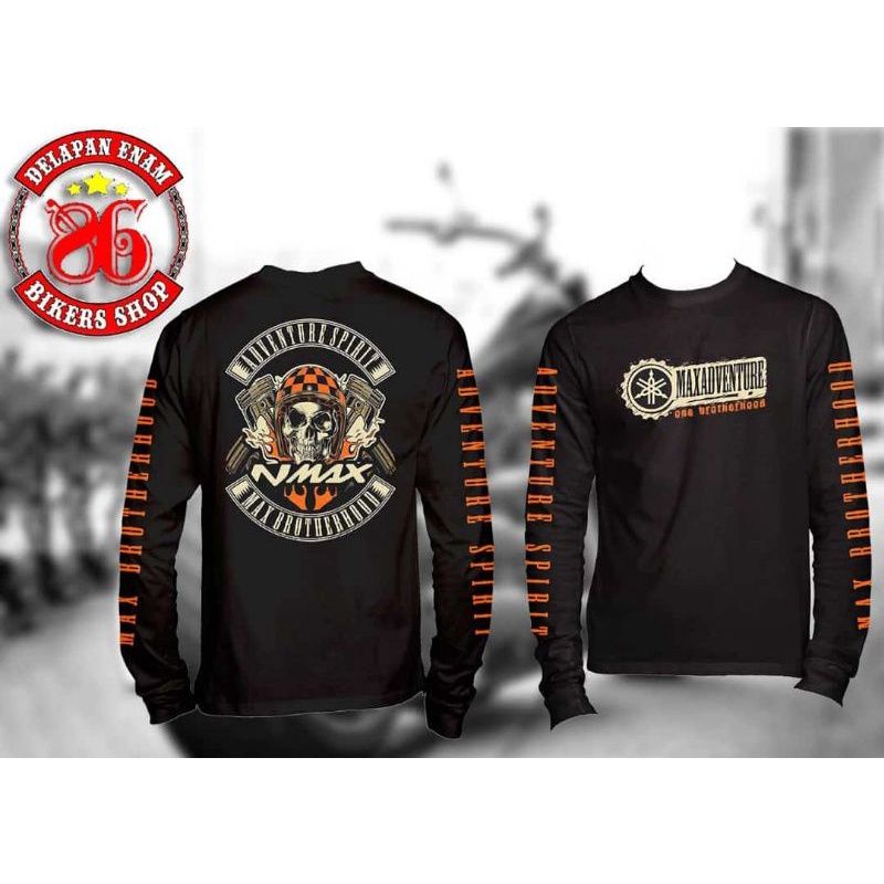 Kaos Bikers NMAX touring club komunitas harian 007