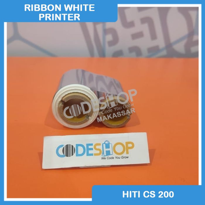 RIBBON TINTA WHITE PRINTER HITI CS200e - CS200 - CS-2 SERIES (PUTIH)