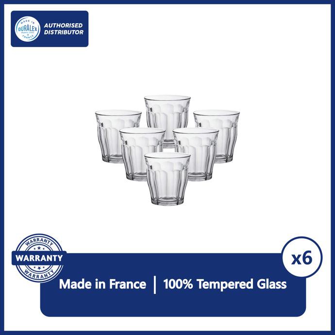 Duralex Gelas Cangkir Picardie 13 Cl/130 Ml (Isi 6 Pc)