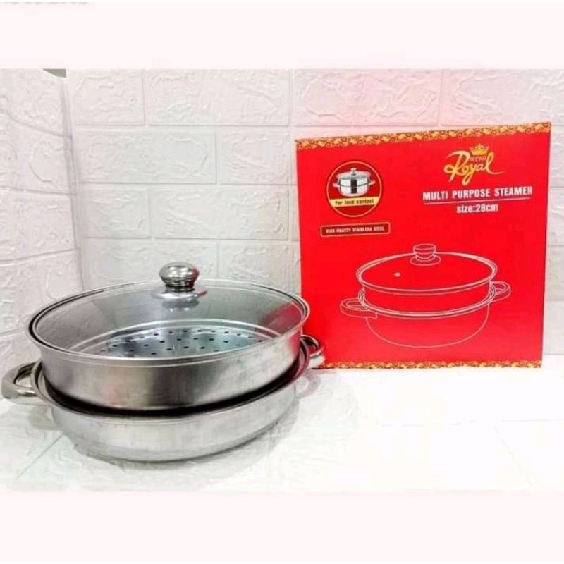 Panci steamer 2 susun