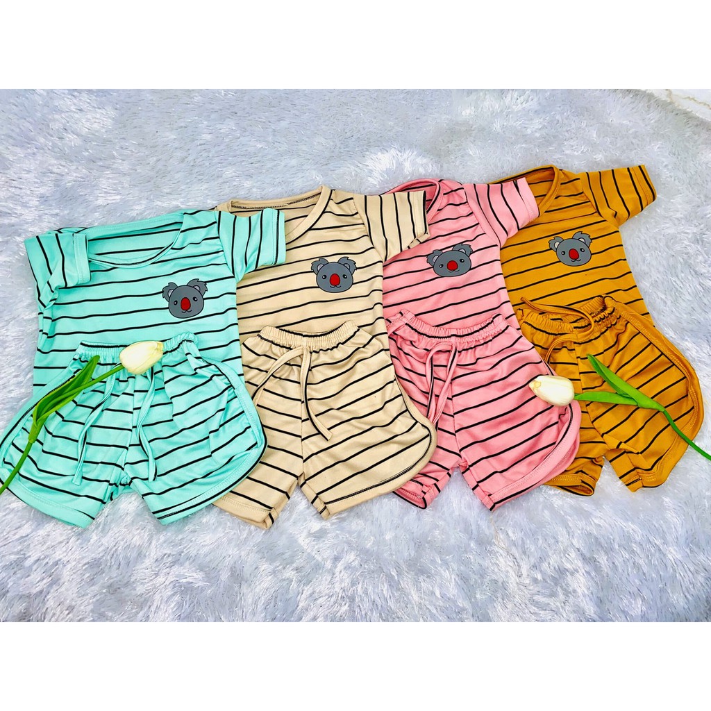 SET BAJU PLAYSET CUPA CUP ANAK STRIPE KOALA / SETELAN ANAK SALUR STRIPE / SETELAN UNISEX