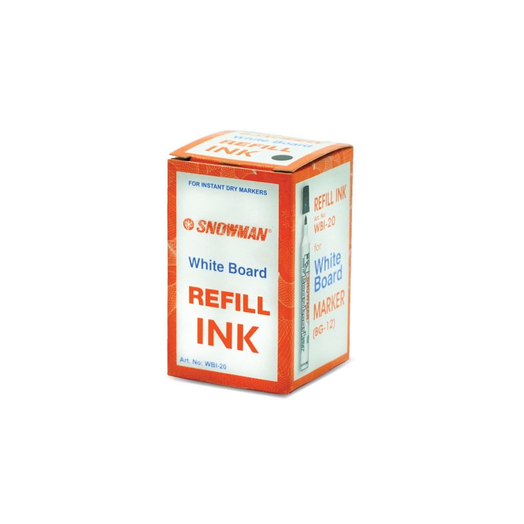 Tinta Spidol Snowman WhiteBoard WBI-20 / Snowman Whiteboard Ink Refill