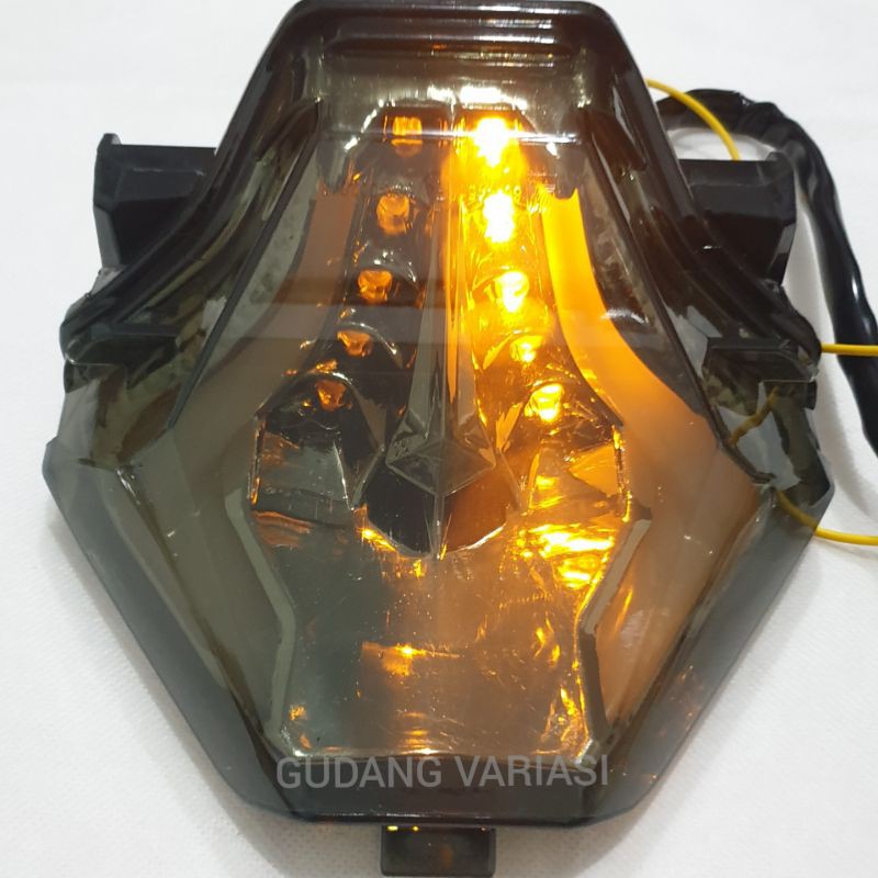 Lampu stop led belakang 3 in 1 Mx King R25 Model JPA