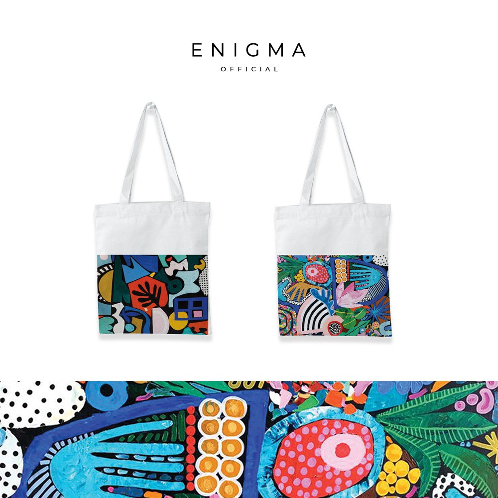 SALE TOTEBAG KANVAS ORIGINAL ENIGMA TOTEBAG KANVAS COLLECTION CF