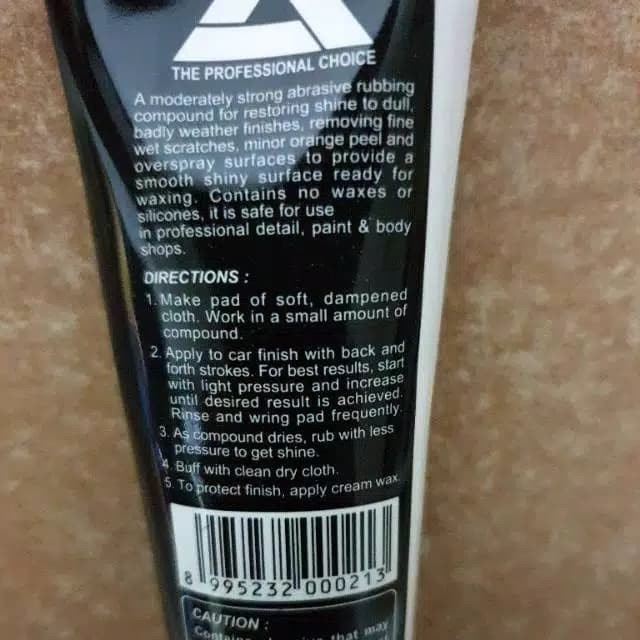 CEV Car Body Perawatan Cat Body Car Care Rubbing Compound ALF