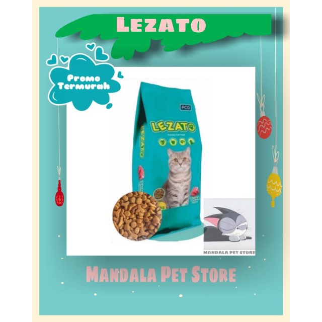 Lezato Makanan Kucing Murah / Lezato Cat Food