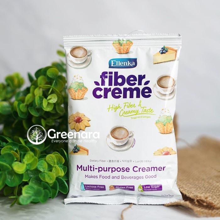 

Krimer- Fiber Creme Ellenka 100G (Pengganti Santan Dan Susu) -Krimer.