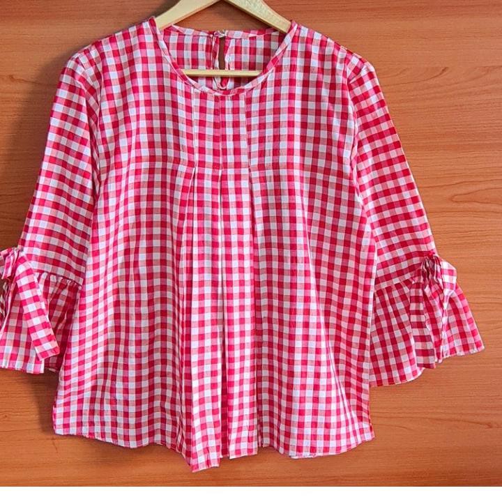 ➴ ERLINDA BLOUSE WANITA | BIG SIZE | PLAIN BLOUSE | ATASAN WANITA | BAJU JUMBO ERLINDA ✰