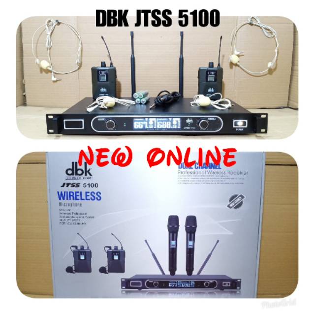 Mic wireless DBX JTSS 5100 2bh mic bando 2 mic jepit