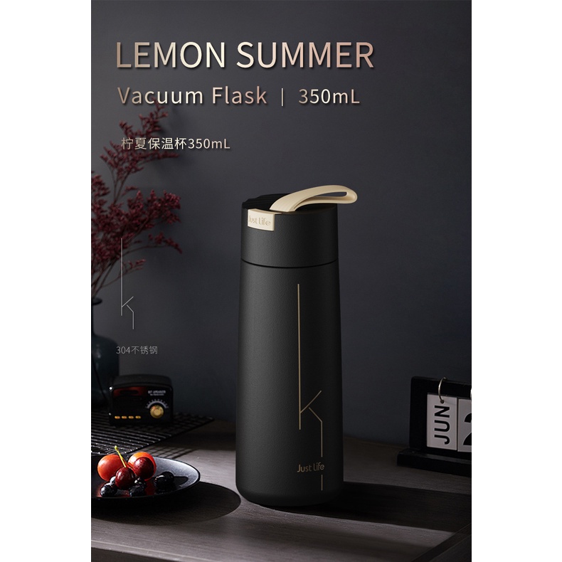 JL Botol Minum Gelas Termos Air Panas Kopi Es Teh Susu Thermos Mini Tumbler Lucu Anak Dewasa Aestethic Vacuum Flask Cute Gift Bottle Mug Stainless Steel - 350ml