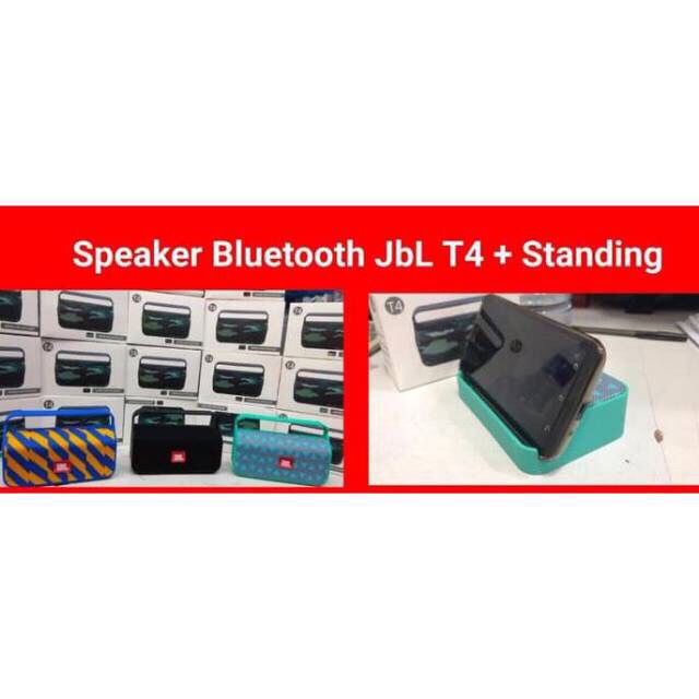 Speker bluethooth  T4 + standing hp