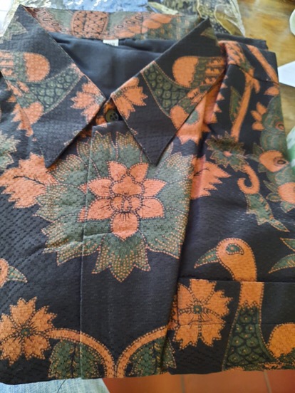 Kemeja Batik Prabu Bahan Dobby Reguler Fit A512