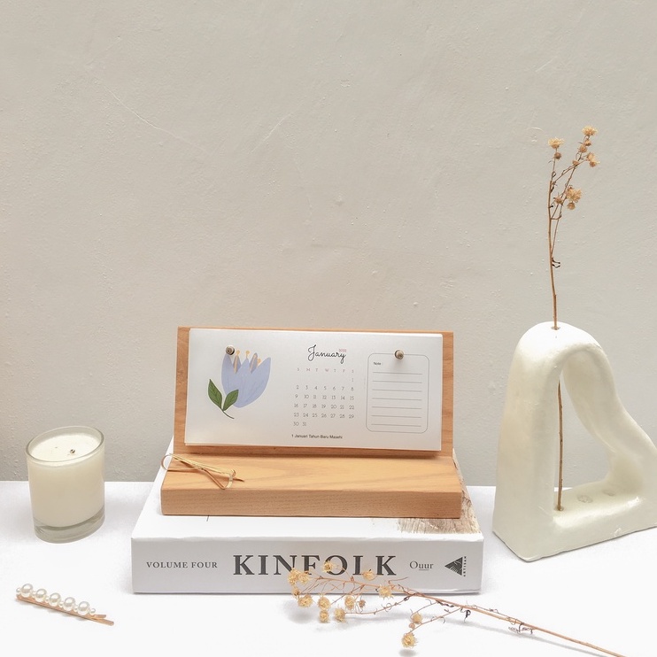 

kalender 2022 aesthetic | kalender kayu unik | kalender meja | kelender duduk