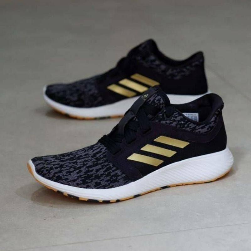 Adidas Edge Lux 3 "Core Black/Gold Metallic/Cloud White"Size 35-39 MADE IN INDONESIA100% (BNWB)