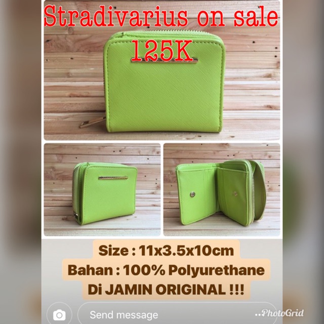 Stradivarius dompet kecil lipat wanita original diskon dari store langsung branded wanita