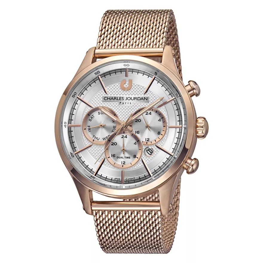 JAM TANGAN PRIA CHARLES JOURDAN CJ1017-1512C CHRONOGRAPH