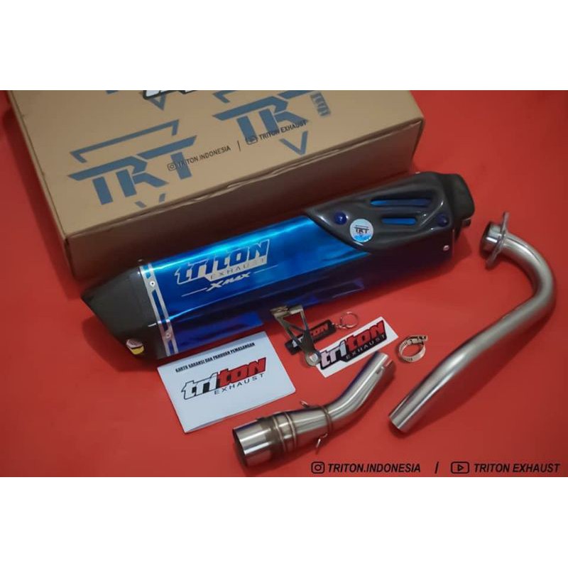 Knalpot Racing Original Triton Exhaust Xmax 250 Terlaris