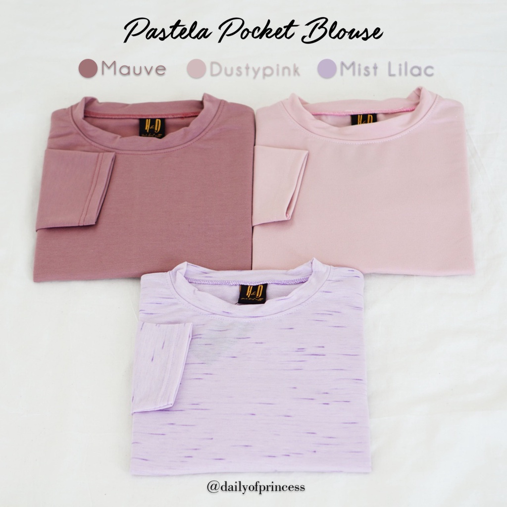 Pastela Pocket Blouse By Dailyofprincess