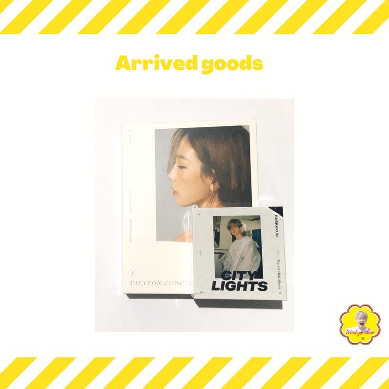 [arrived goods] taeyeon + baekhyun kihno