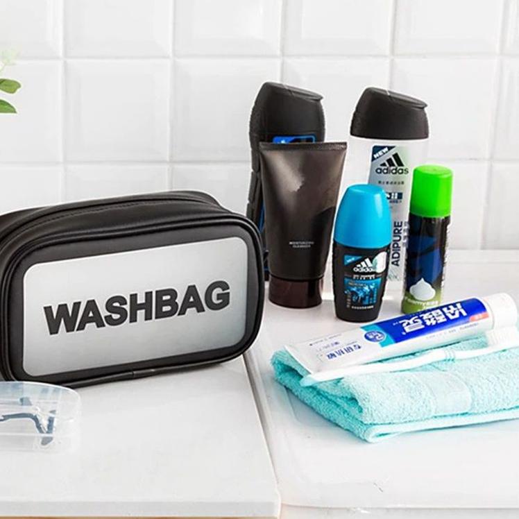 G22S NA Tas Kosmetik Washbag anti air travel toiletry Pouch Make up tempat sabun dan peralatan  mand
