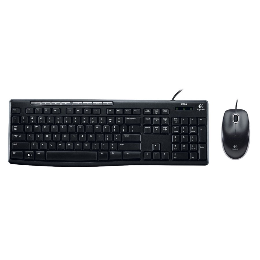 Keyboard Mouse Logitech MK200