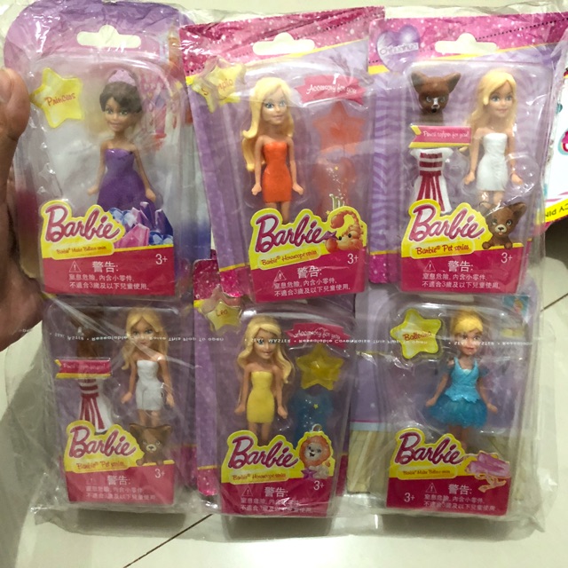 barbie mini figures