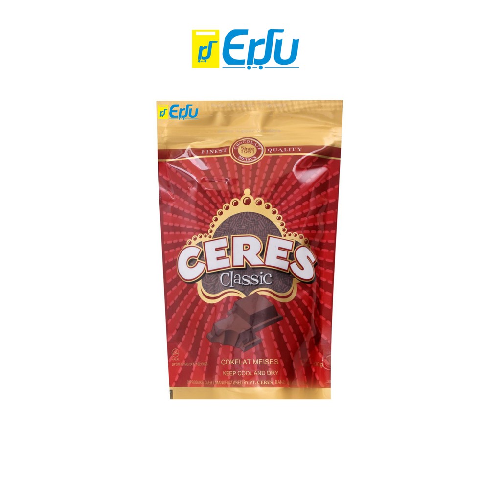 

Meses Ceres Classic Coklat Tabur Kemasan Ziplock Untuk Roti - 500gr