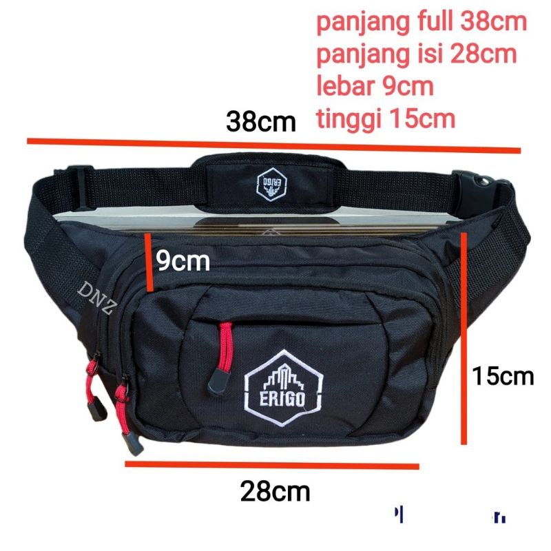 TAS PINGGANG WAIST BAG PRIA TAHAN AIR