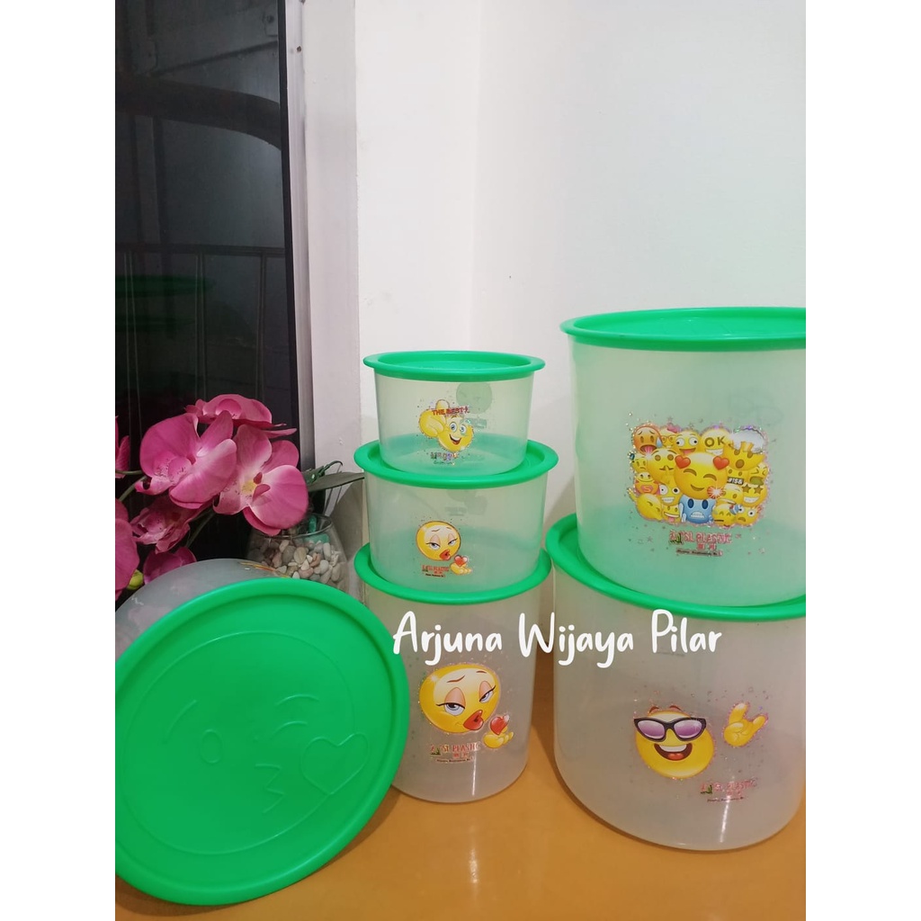 Toples Smiley Ukuran 0,6 - 5 LT SL Plastik + Bubblewrap