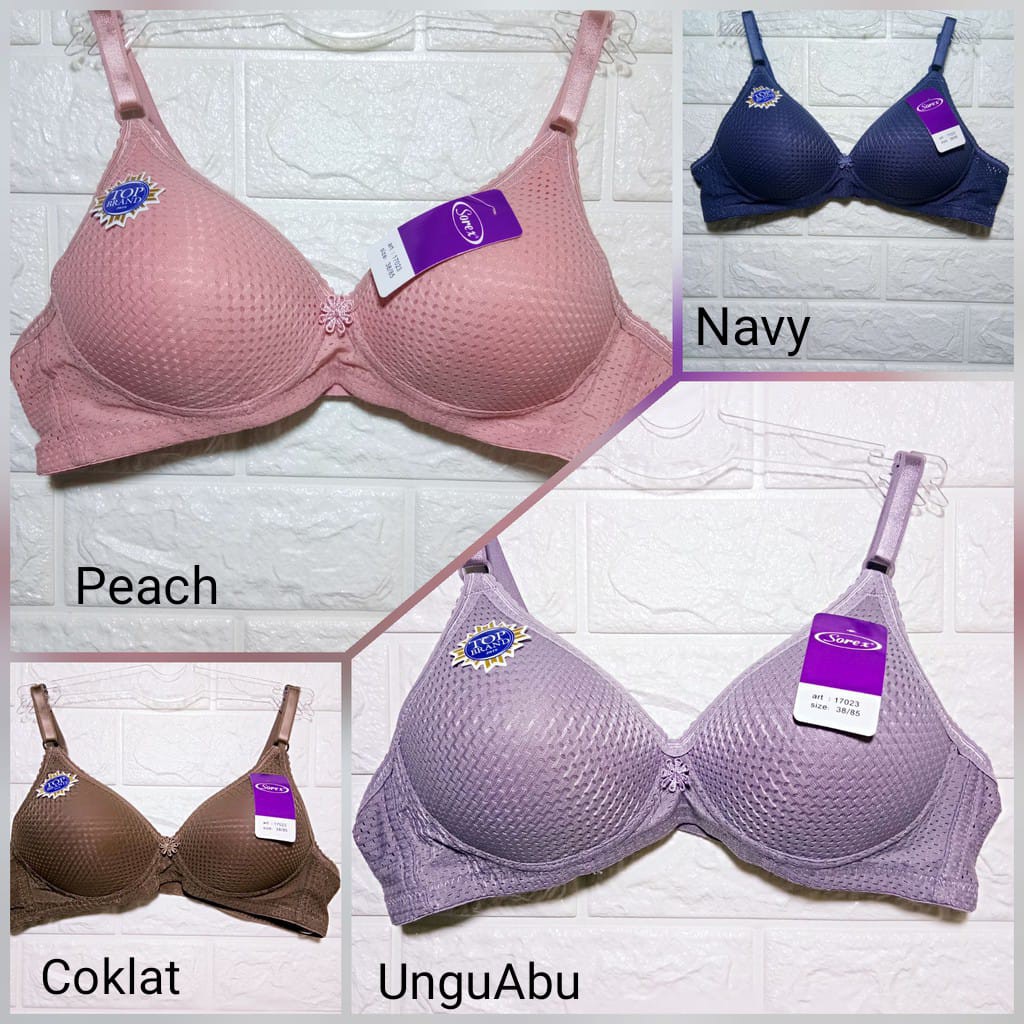 gof SOREX BRA CUP SEDANG Tanpa Kawat/Busa Tipis Bh Wanita Dewasa