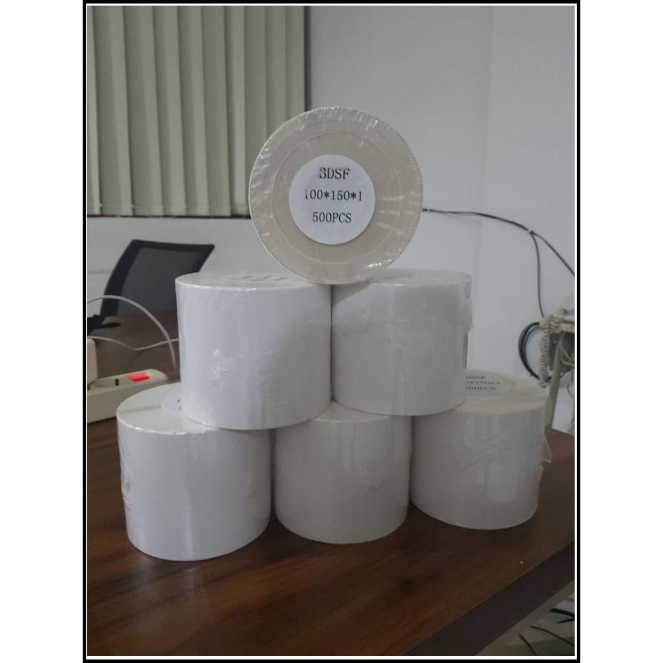 

Khoiri.Olshop | Sticker Label Barcode Thermal / Label Direct Termal / 500Pc / 10X15 Cm
