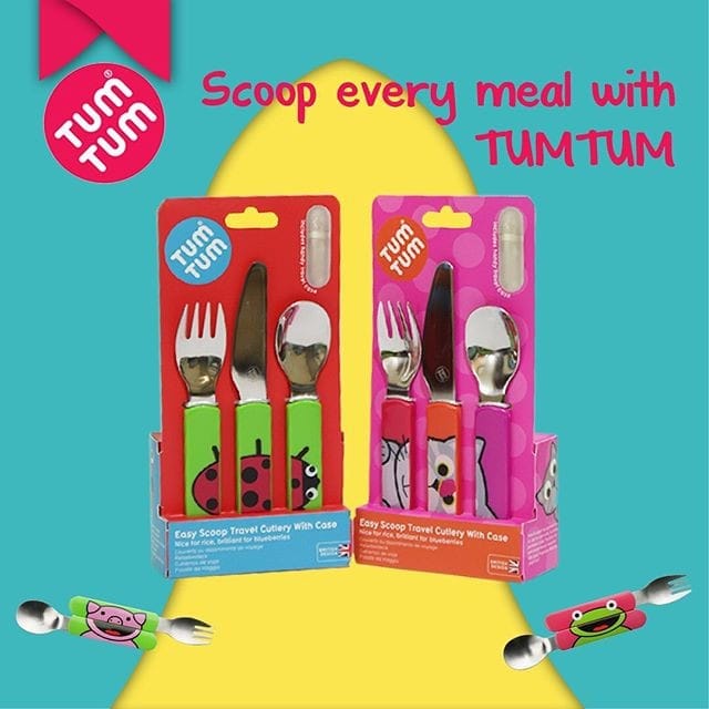 Tum Tum Easy Scoop Travel Cutlery With Case