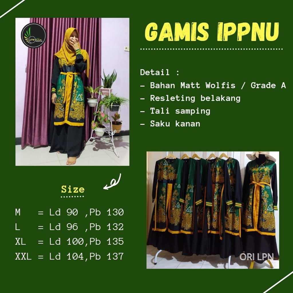 GAMIS IPPNU Termurah best seller