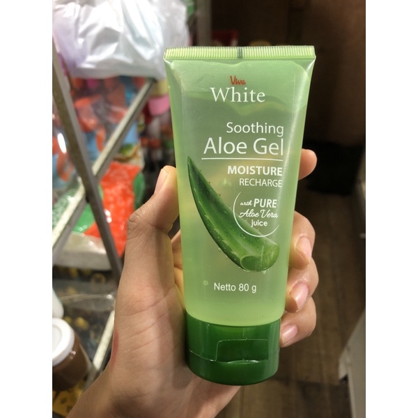 Viva white soothing aloe vera gel