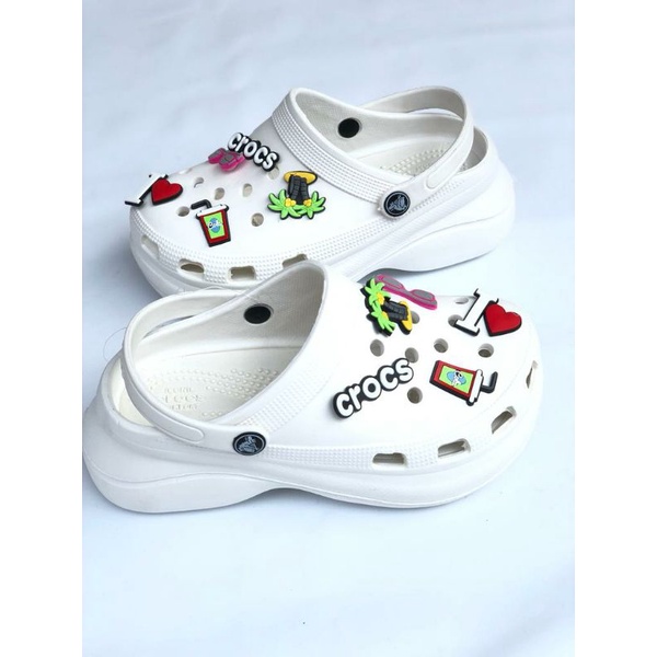 CROCS CLASSIC BAE II CLOG 390 Free JIBBITZ Women Sandals